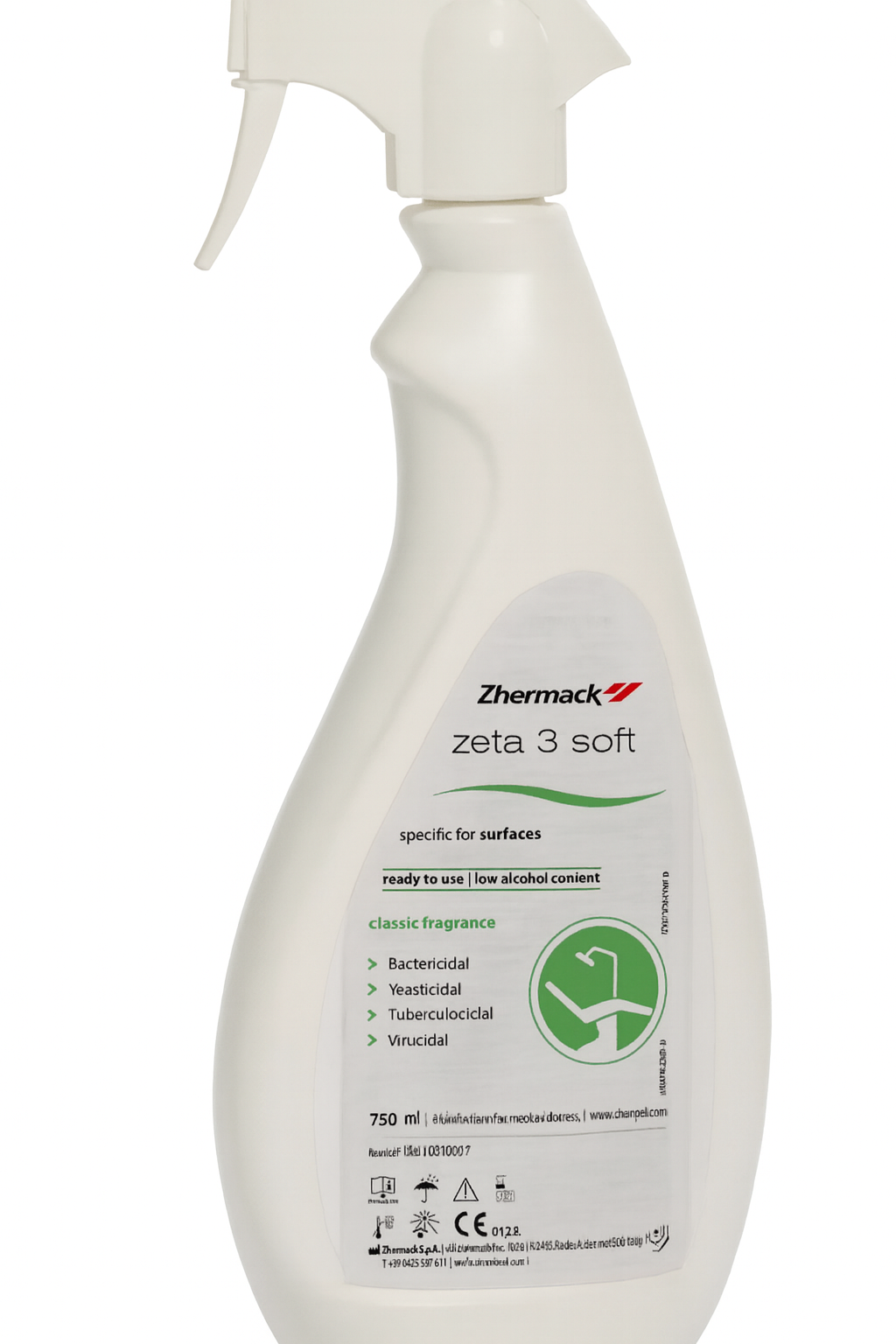 ZHERMACK ZETA 3 SOFT (750 ML) YÜZEY DEZENFEKTANI