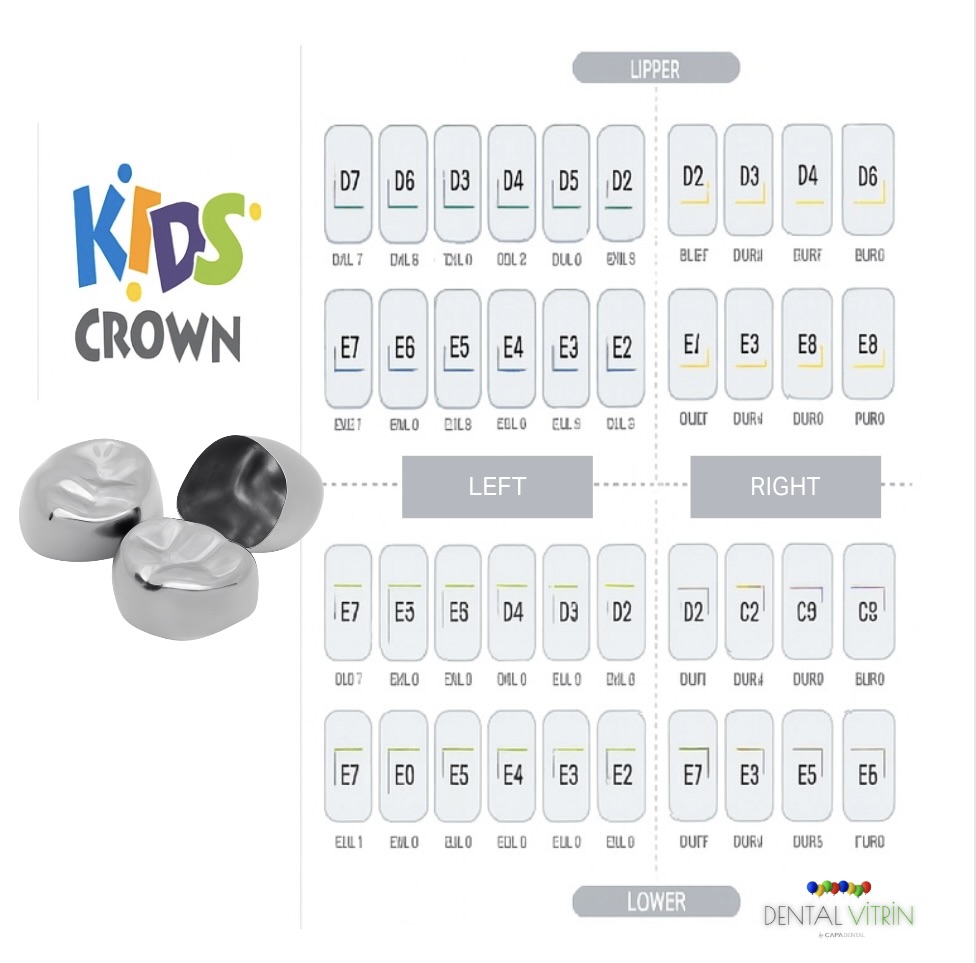 KİDS CROWN PASLANMAZ ÇELİK KRON REFİL