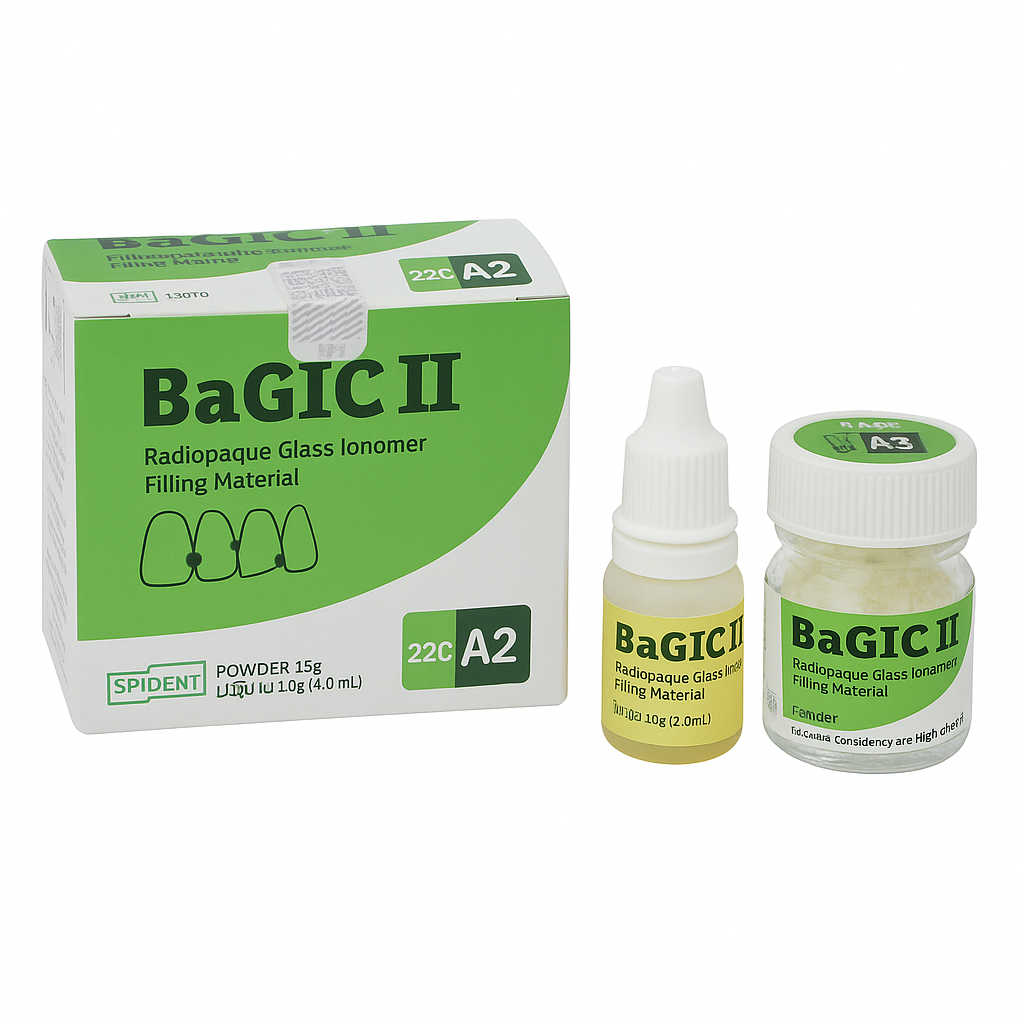 SPIDENT BAGIC II CAM İYONOMER RESTORATİF DOLGU SİMANI