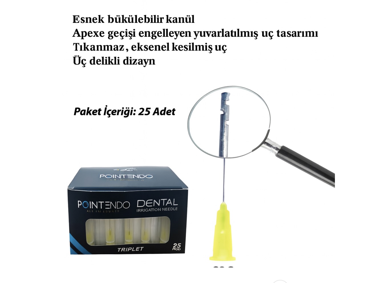 POINTENDO IRRIGASYON IGNESI SARI 30G (25'Lİ KUTU)