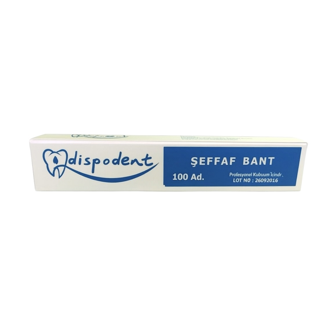 DİSPODENT SELÜLOİD / ŞEFFAF BAND (*100 ADET)