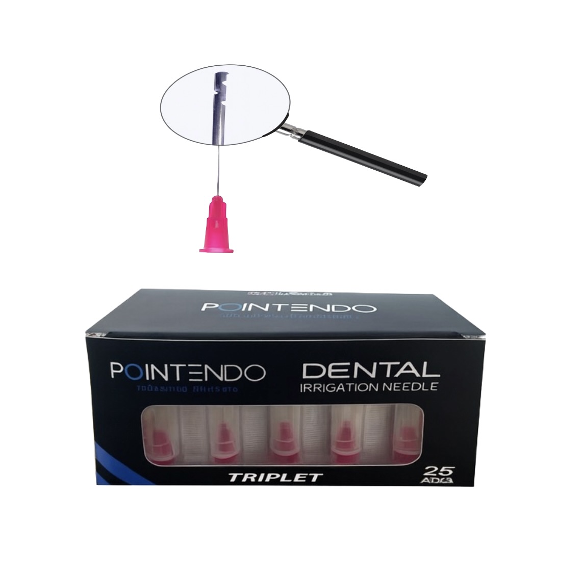 POINTENDO İRRIGASYON İGNESİ PEMBE 29G (25 Lİ)