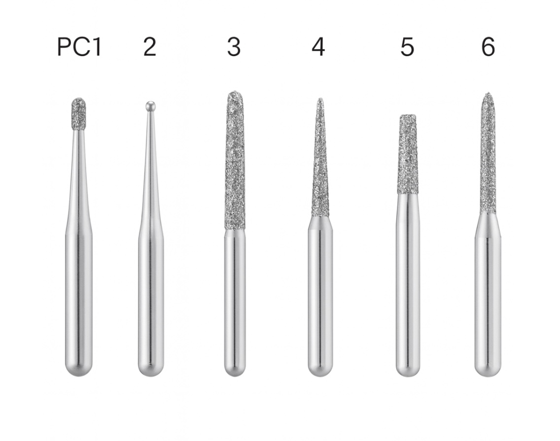NSK S-MAX PICO PEDODONTİ ELMAS FREZLERİ (6 LI PAKET)