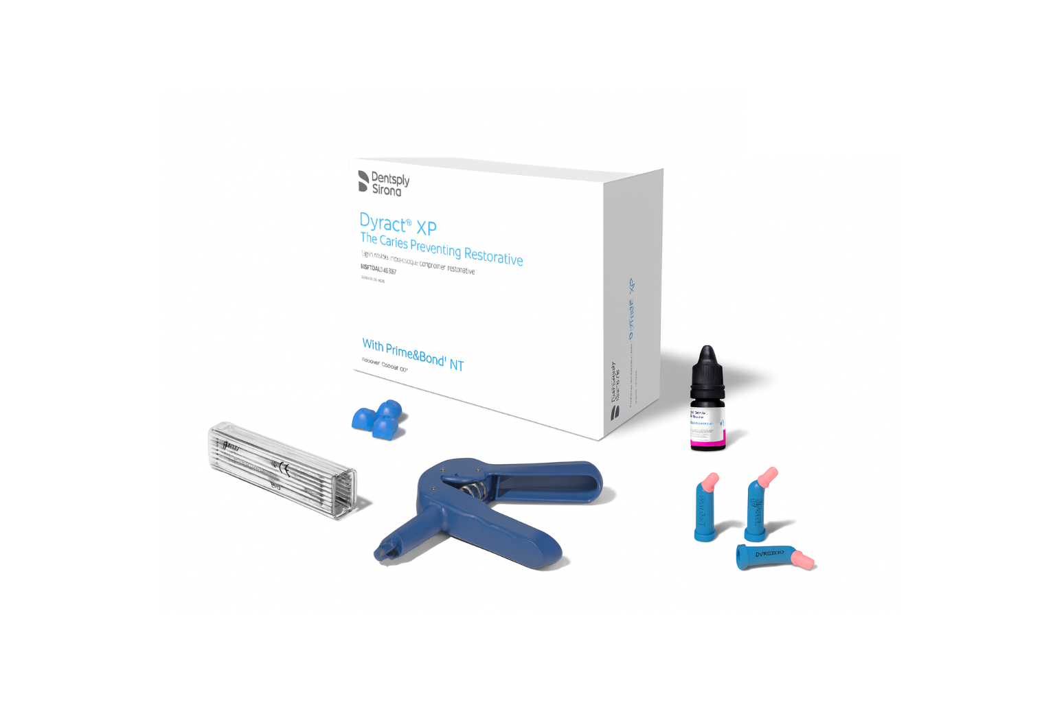 DENTSPLY DYRACT XP SET KOMPOMER (40x0.25 GR. KOMPÜL + 2.5 ML PRIME BOND NT)