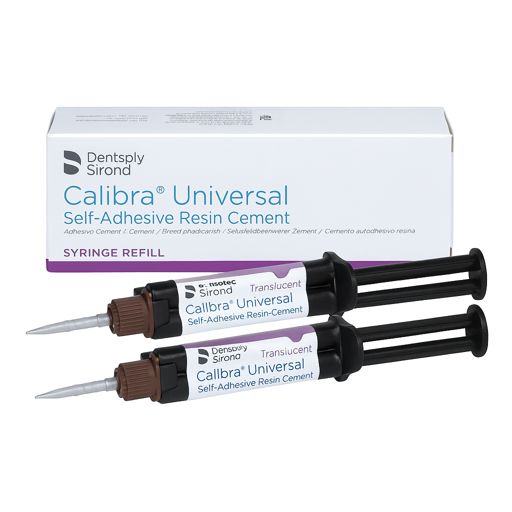DENTSPLY CALIBRA UNIVERSAL SELF ADHESIV DUAL CURE REZIN SIMAN 2x4.5 G.