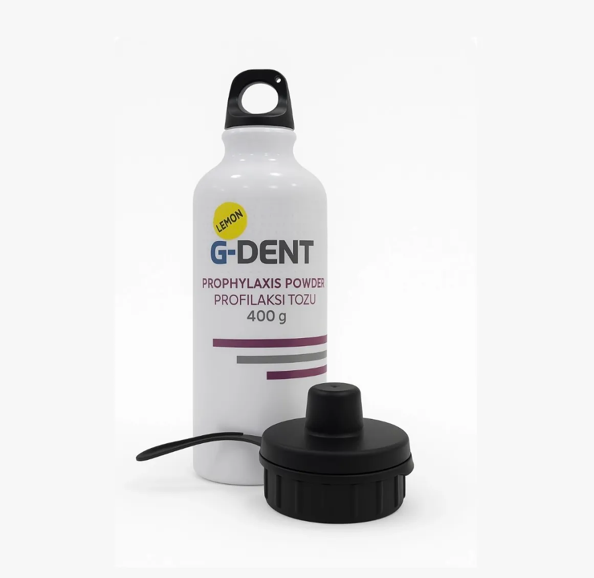 G-DENT PROPHYLAXIS POWDER / PROFİLAKSİ TOZU / LİMON AROMALI (400 GR)