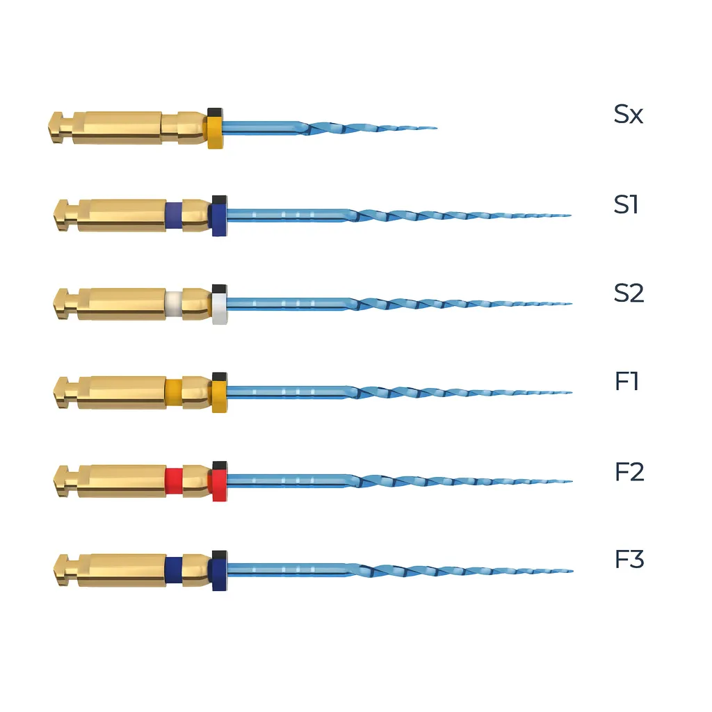 SCOPE UNI BLUE ROTARY KANAL EĞELERİ (6'LI PAKET)