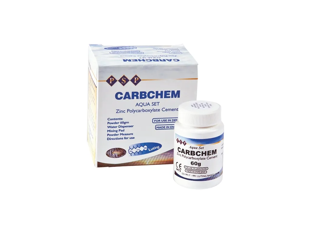 PSP CARBCHEM, Çinko Polikarboksilat Kron-Köprü ve Kaide Maddesi, 60gr toz