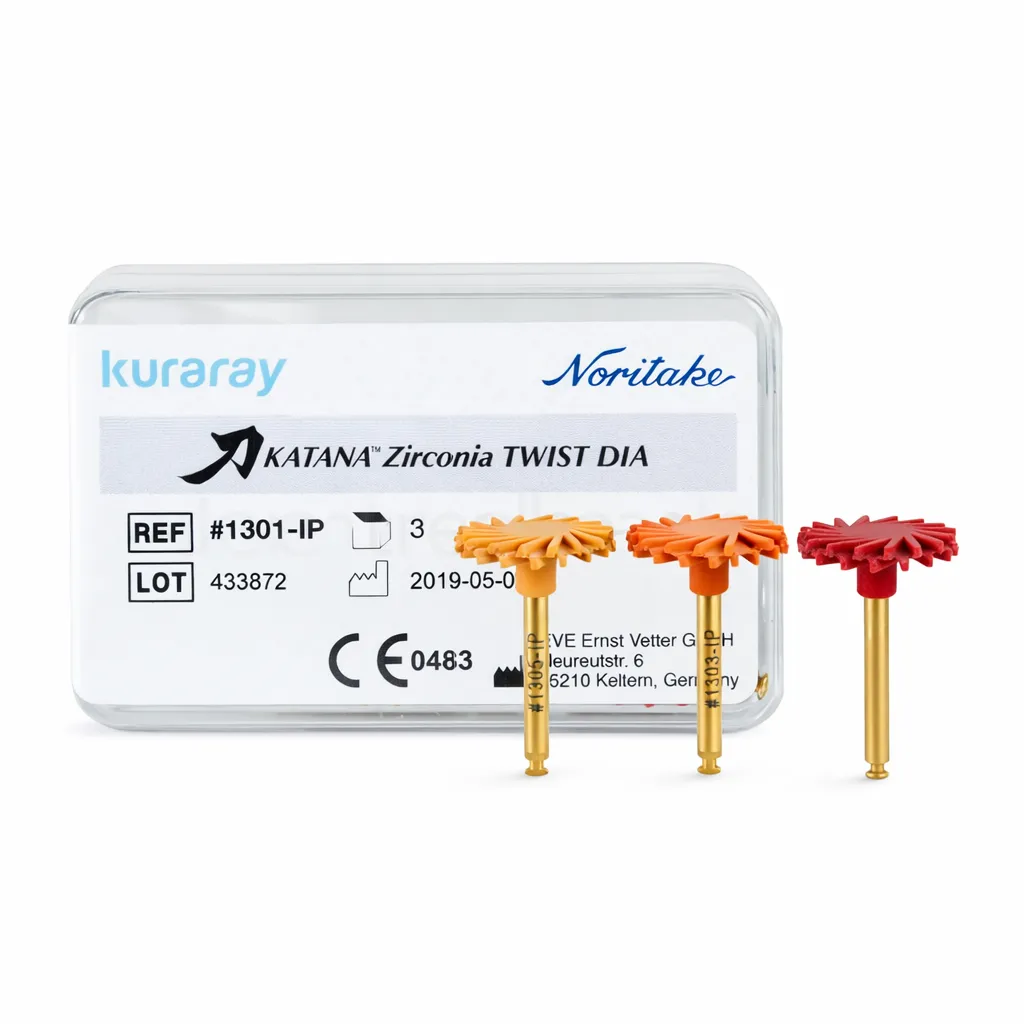 KURARAY KATANA ZIRCONIA TWİST DİA 14MM INTRODUCTORY KİT(3PCS)
