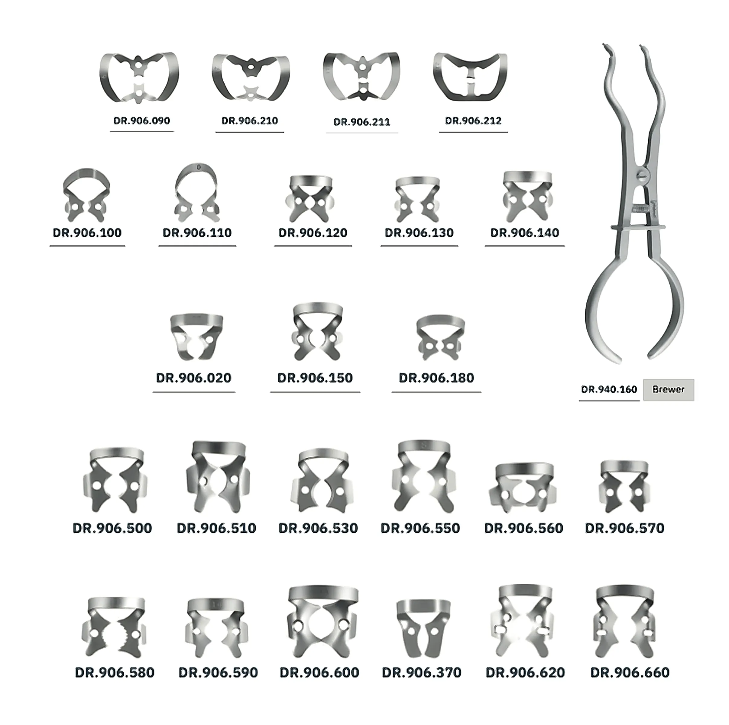 FALCON KANATLI KLEMPLER & FORCEPS (KLEMP TUTUCU)