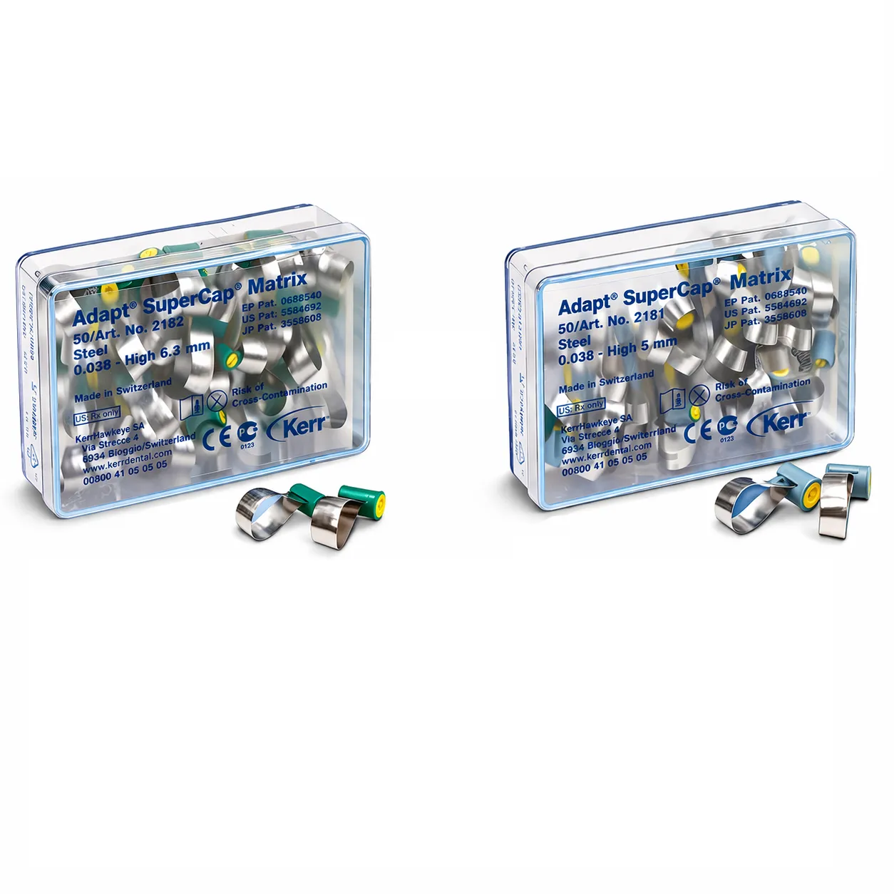 KERR SUPERCAP MATRİX BANDI TOF. 5MM MAVİ - 6.3MM YEŞİL (2181)