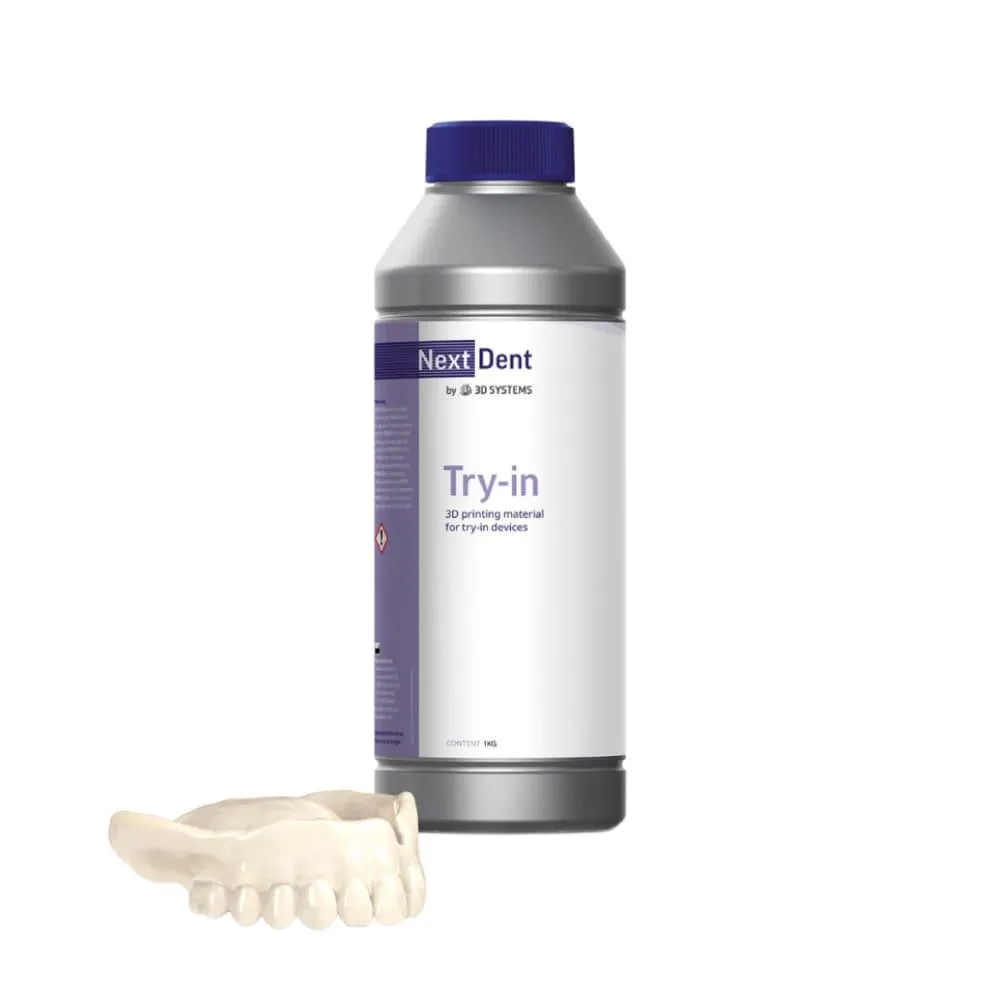 NEXTDENT TRY-IN 3D BASKI REÇİNESİ 1000 GR (PROTEZ PROVASI İÇİN )