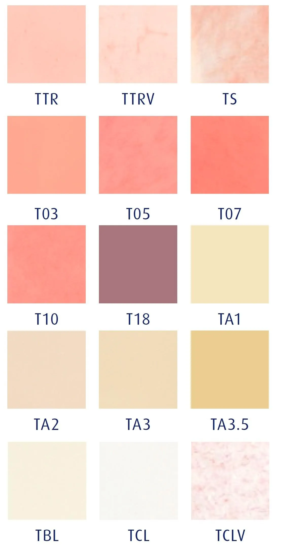 VERTEX THERMOSENS SHADE GUIDE ( RENK SKALASI )