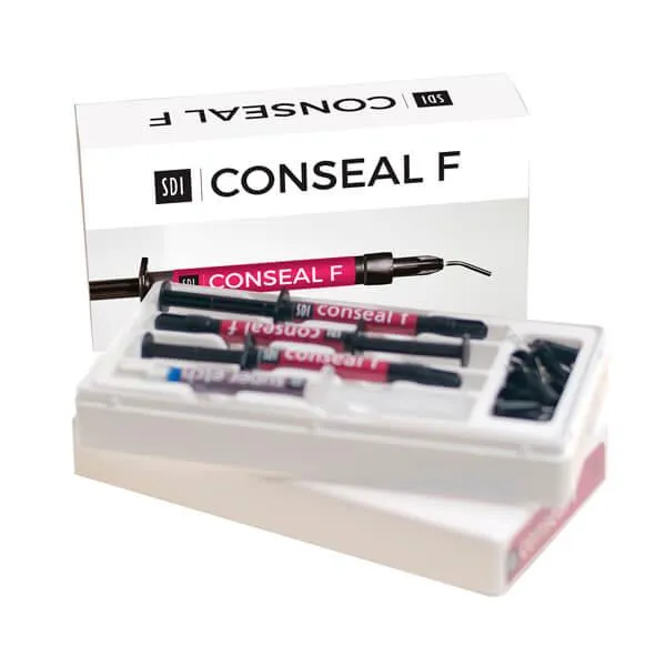 SDI FİSSÜR ÖRTÜCÜ CONSEAL F 3x1 GR ŞIRINGA, 1x1 ML ASİT, AKSESUARLAR