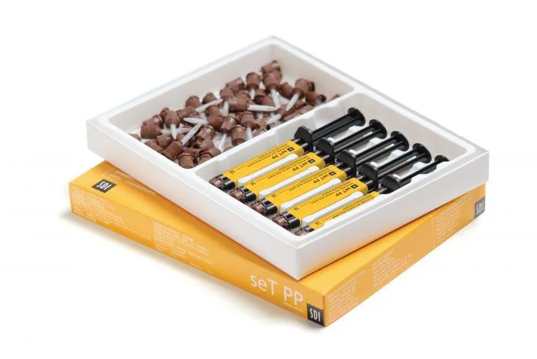 SDI REZİN BAZLI DUAL CURE ESTETİK YAPIŞTIRMA SİMANI SET PP (2x7 GR AUTOMİX ŞIRINGA+ŞIRINGA UÇLARI )(RENKLER: A1,A2,TRANSLUCENT)