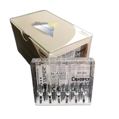 DENTSPLY PROTAPER UNIVERSAL RETREATMENT EĞE ROTARY D1-D2-D3 SORTİ VEYA ASORTİ 6'LIK KUTU