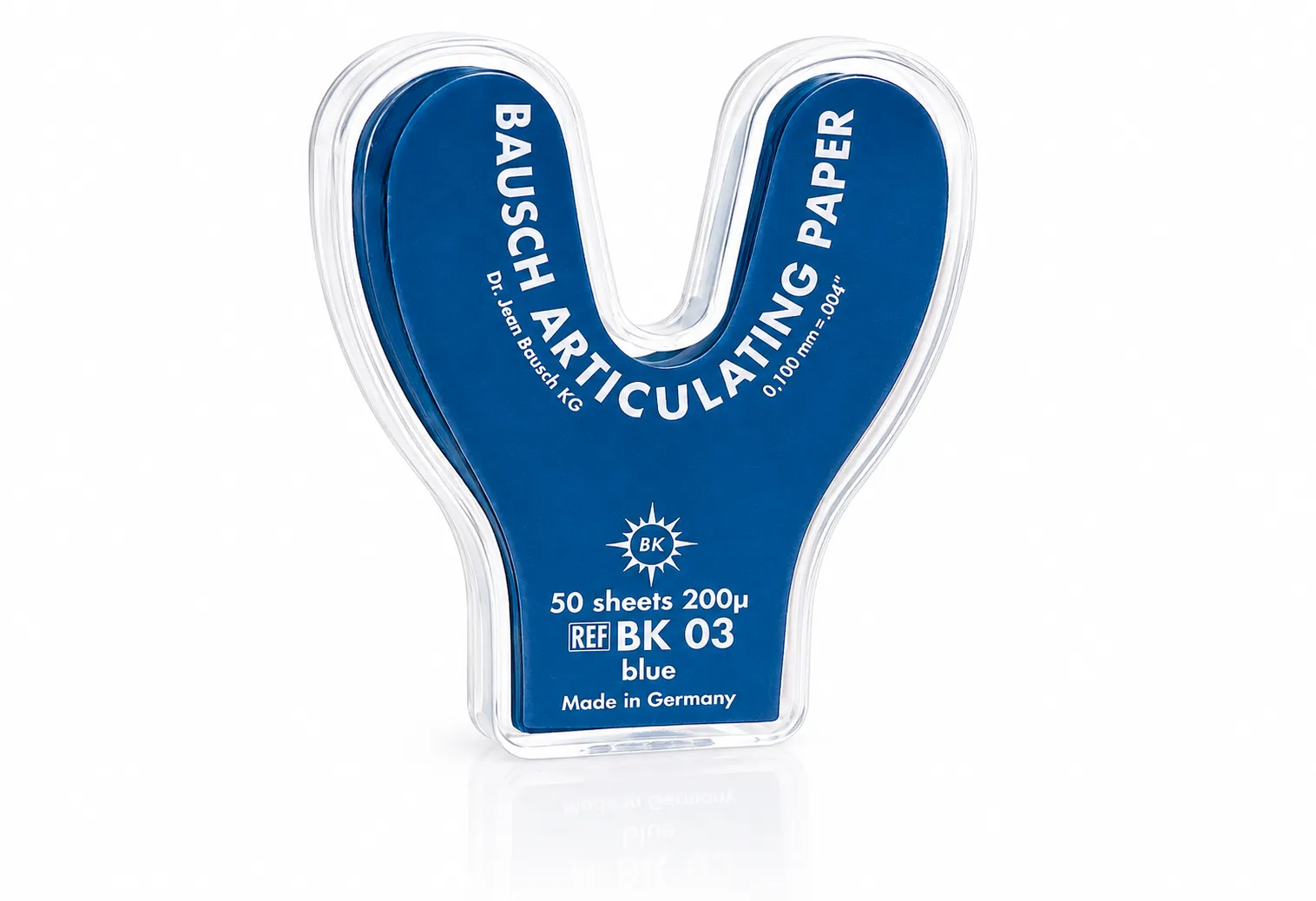 BAUSCH NAL-ARTİKÜLASYON KAĞIDI ( MAVİ RENK) 50’Lİ 200 MİCRON