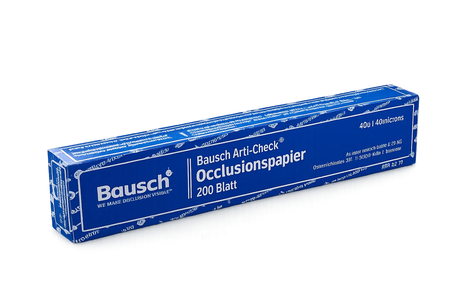 BAUSCH DÜZ-ARTİKÜLASYON KAĞIDI (MAVİ RENK) 200’LÜ 40 MİCRON