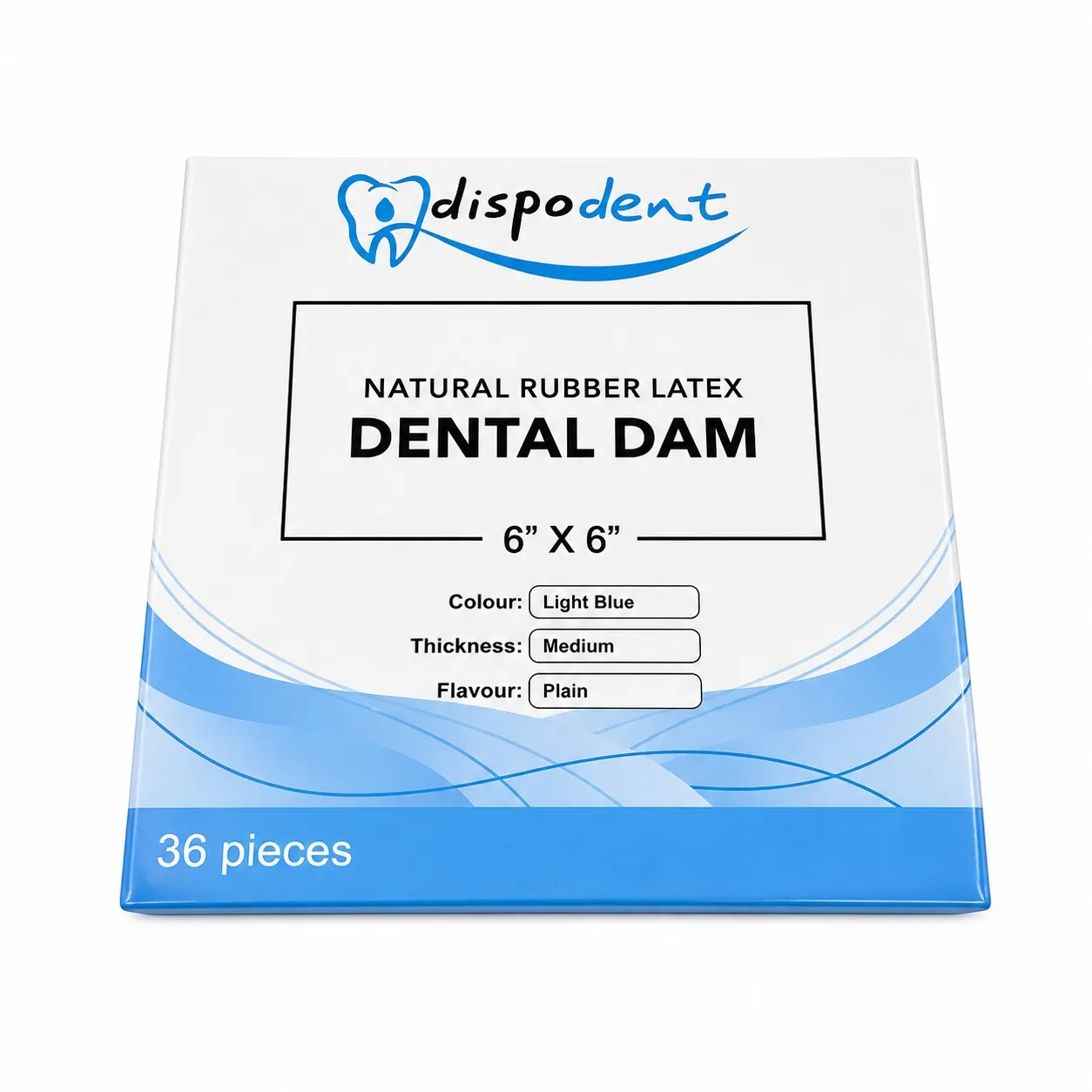 DİSPODENT NATURAL RUBBER LATEX DENTAL DAM