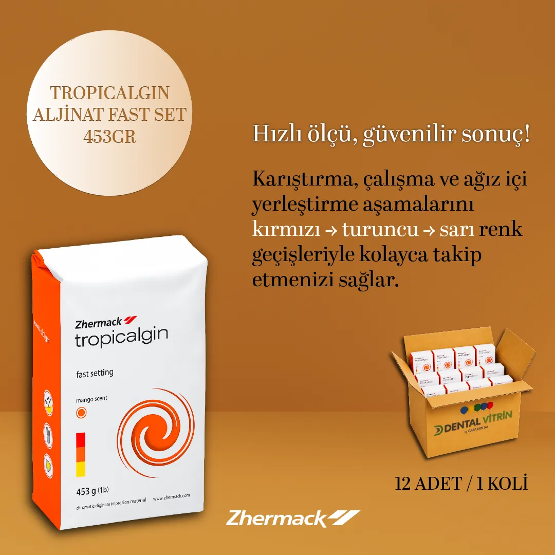 Zhermack Tropicalgin Aljinat Fast Set 453 gr Özel Tedarik Fırsatı