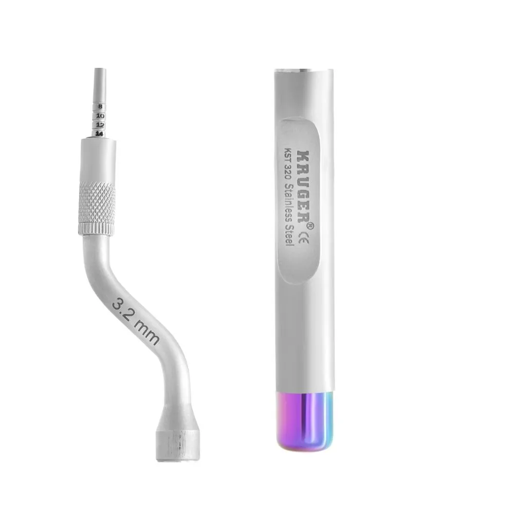 KRUGER - 3.2 MM KAPALI LIFTING SİNÜS / OTEOTOM ALETİ (İÇ BÜKEY)