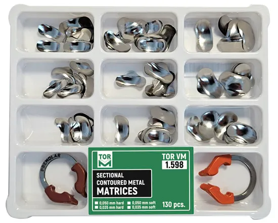 TOR VM - 1.598  BÖBREK MATRİX SET (130'LUK) + 2 NİTİ RİNG