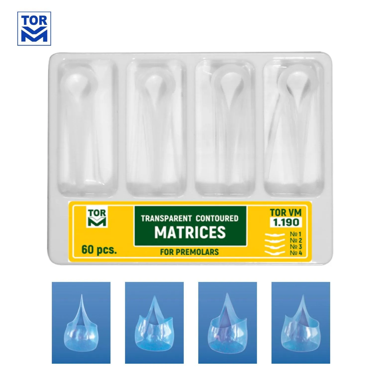 TOR VM - ŞEFFAF MATRİX ANTERIOR & POSTERIOR (60'LIK)