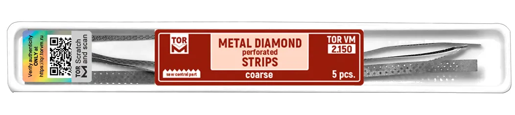 TOR VM - DELİKLİ METAL ELMAS ZIMPARA 5'Lİ