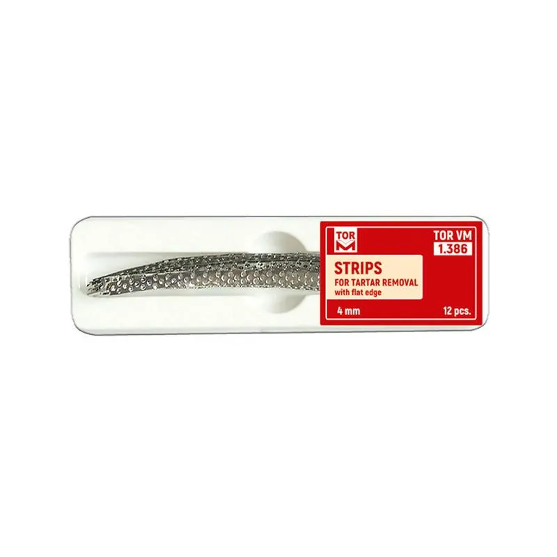 TOR VM - 1.386RED TARTAR ÇIKARICI METAL STRIP 12'Lİ