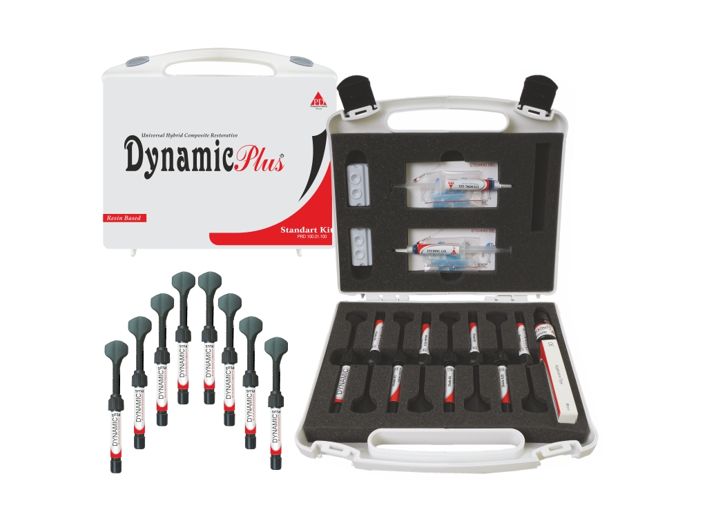 PRESIDENT DENTAL DYNAMIC PLUS MİKRO HİBRİT UNIVERSAL KOMPOZİT SETİ (REGULAR)