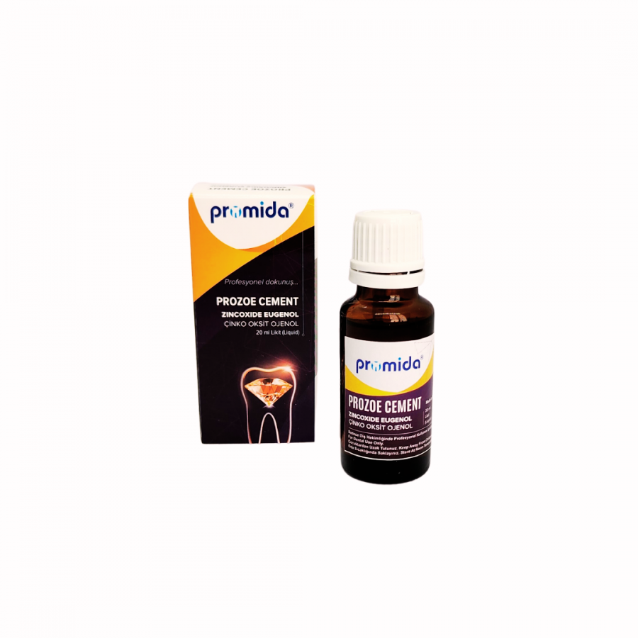 PROMİDA PROZOE CEMENT - ÇİNKO OKSİT OJENOL SİMAN (*75 GR TOZ + 20 ML LİKİT)