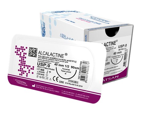 KATSAN ALCALACTINE EMİLEBİLİR MULTİFİLAMENT SÜTÜR